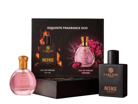 Exquisite Fragrance Duo - Incense Men 50Ml & Blush Women 30Ml Gift Set For Discount