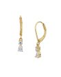 18kt Gold Plated Dangling Solitaire Drop Earring for women Supply