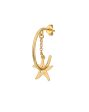 18kt Gold Plated Dangling Star Drop Earring Online Hot Sale