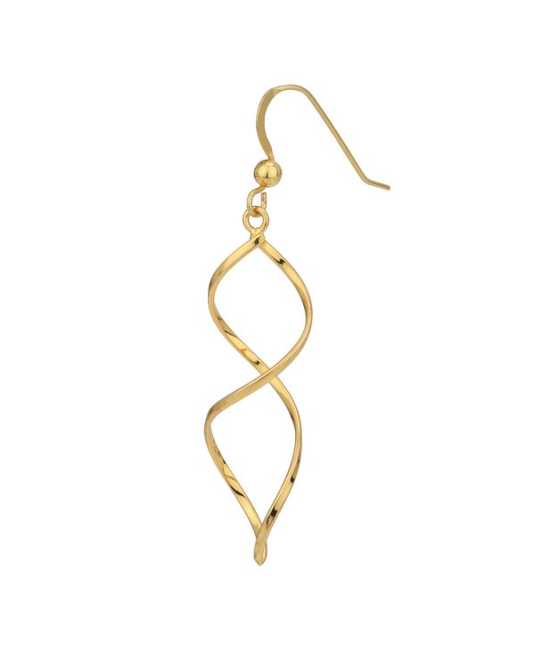 18kt Gold Plated Contemporary Fancy Drop Earring for women Online Sale