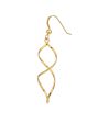 18kt Gold Plated Contemporary Fancy Drop Earring for women Online Sale