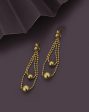 18kt Gold Plated Fancy Drop Earring for women Discount