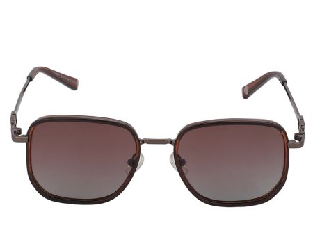 Premium Brown Toned with Polarised Lens Square Sunglass for women Online