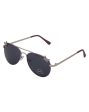 Carlton London Black Lens & Silver-Toned Aviator Sunglasses With Uv Protected Lens For Girl Discount