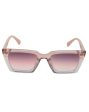 Pink Toned with UV Protected Lens Rectangle Sunglass for women Online now