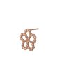 18kt Rose Gold Plated Floral Bold Stud Earring Discount