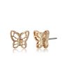 Carlton London Set Of 10 Gold Plated Contemporary Studs Earrings For Women Supply