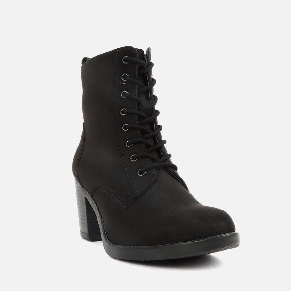 Women Block Heel Boot Hot on Sale