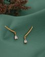 18kt Gold Plated with CZ Climber Ear-Cuff Earring Discount