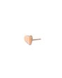 Set of 2 -18kt Gold & Rose Gold Plated Leaf and Heart Stud Earring for women Fashion