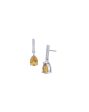 Rhodium Plated with Dangling Solitaire Drop Earring for women Sale