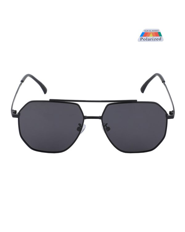 Premium Black Toned & Polarised Lens Rectangle Sunglass for men Hot on Sale