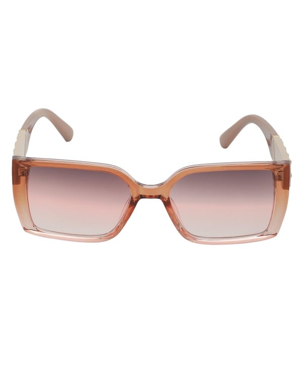 Multi Toned with UV Protected Lens Rectange Sunglass for women Online now