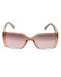 Multi Toned with UV Protected Lens Rectange Sunglass for women Online now