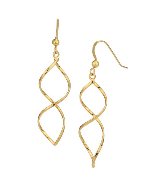 18kt Gold Plated Contemporary Fancy Drop Earring for women Online Sale