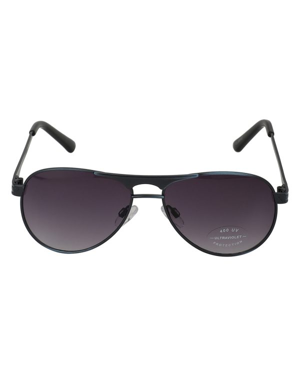 Carlton London Black Lens & Blue Aviator Sunglasses With Uv Protected Lens For Boy Online