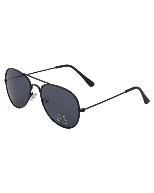 Carlton London Black Lens & Black Aviator Sunglasses With Uv Protected Lens For Boy Online Hot Sale