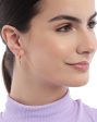 18kt Gold Plated Dangling Solitaire Drop Earring for women Supply