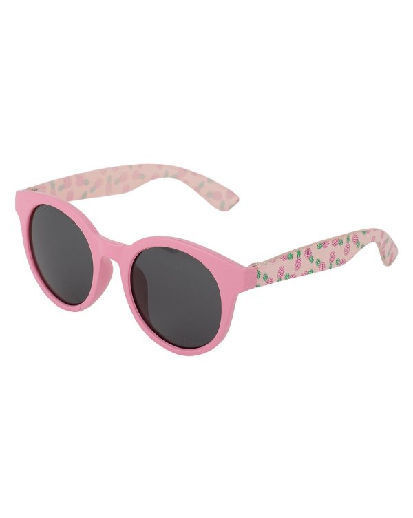 Carlton London Black Lens & Pink Cateye Sunglasses For Girl Cheap