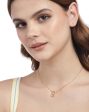 18kt Gold Plated with CZ Heart Necklace for women Online Hot Sale