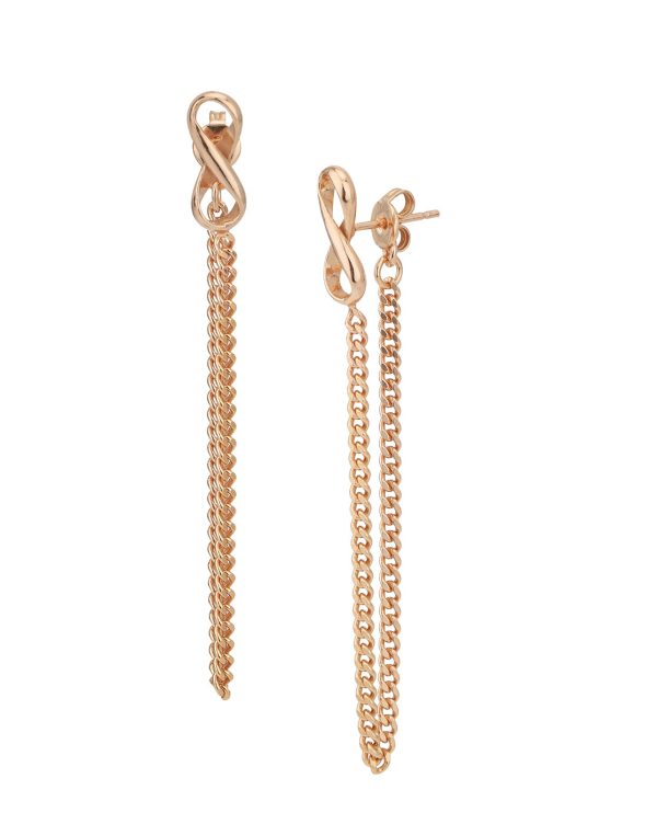 18kt Rose Gold Plated Fancy Drop Earring for women Hot on Sale