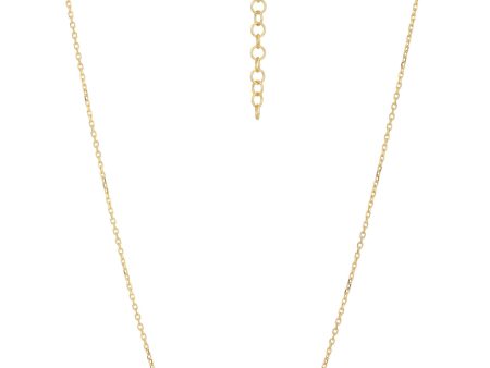 18kt Gold Plated with CZ Bar Necklace for women Online Hot Sale