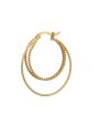 18kt Gold Plated Triple Bar Hoop Earring for women Cheap