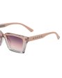 Pink Toned with UV Protected Lens Rectangle Sunglass for women Online now