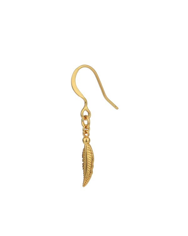 18kt Gold Plated Dangling Leaf Drop Earring for women Cheap