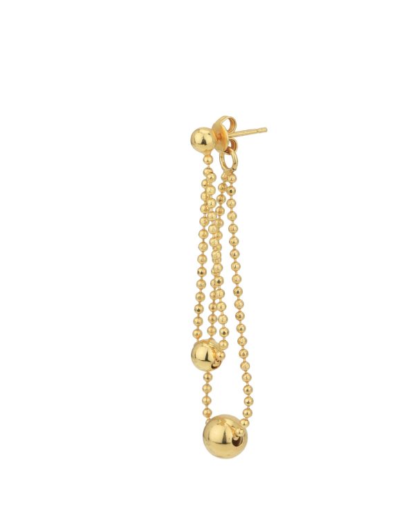 18kt Gold Plated Fancy Drop Earring for women Discount