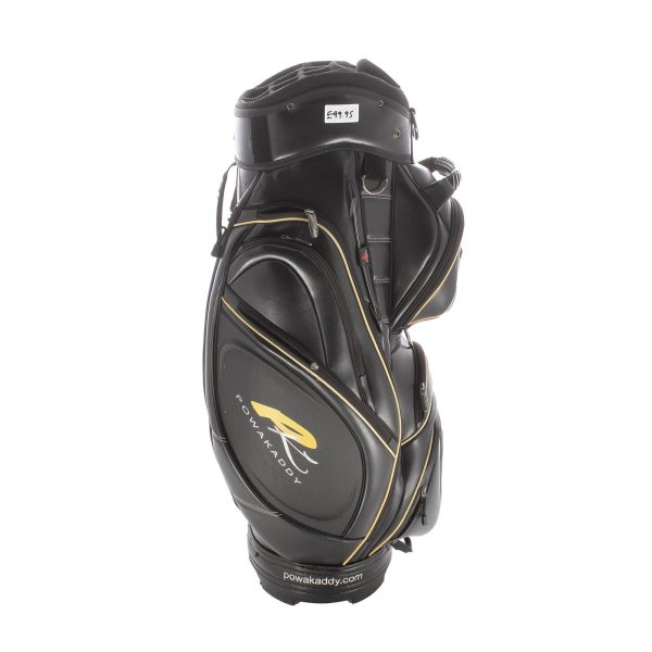 Powakaddy Cart Bag - Black Yellow on Sale