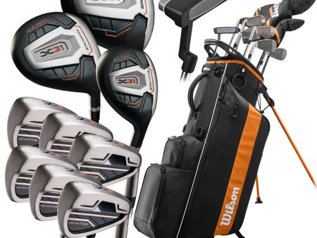 Wilson X31 Advantage 11-Piece Stand Bag Package Set +1  Longer - Steel Cheap