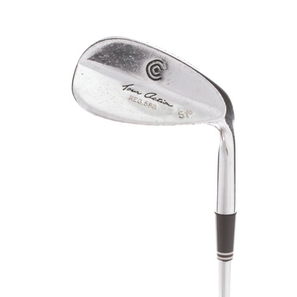 Cleveland Tour Action Steel Mens Right Hand Gap Wedge 51* 10 Bounce S Grind Stiff - Dynamic Gold Online