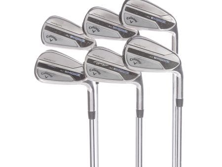 Callaway Paradym Ai Smoke Steel Mens Right Hand Irons 5-PW Regular - True Temper Elevate MPH 95 Sale