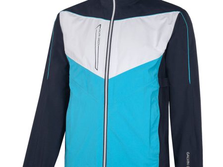 Galvin Green Armstrong Gore-Tex Paclite Waterproof Jacket - Navy Aqua White For Cheap