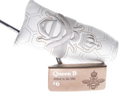 Bettinardi Queen B #6 Mens Left Hand Putter 35.5  Mid-Mallet - Lamkin For Sale