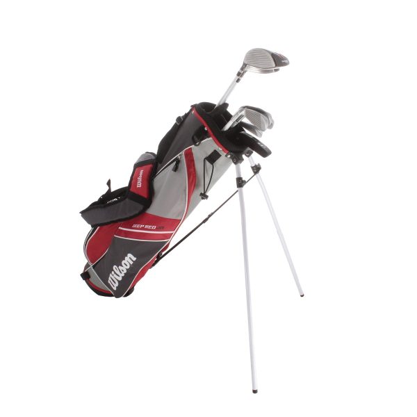 Wilson Deep Red Graphite Junior Right Hand Package Set Regular - Graphite Sale