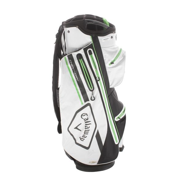 Callaway Chev 14 Dry Cart Bag - Black White Green Supply