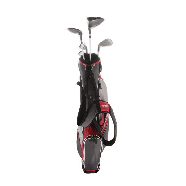 Wilson Deep Red Graphite Junior Right Hand Package Set Regular - Graphite Sale