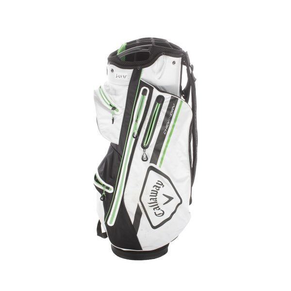 Callaway Chev 14 Dry Cart Bag - Black White Green Supply