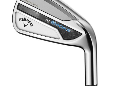 Callaway Paradym Ai Smoke Single Irons - Steel Hot on Sale