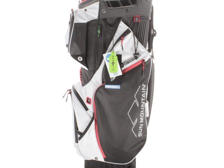 Sun Mountain Eco-Lite Cart Bag - White Black Red Online Hot Sale