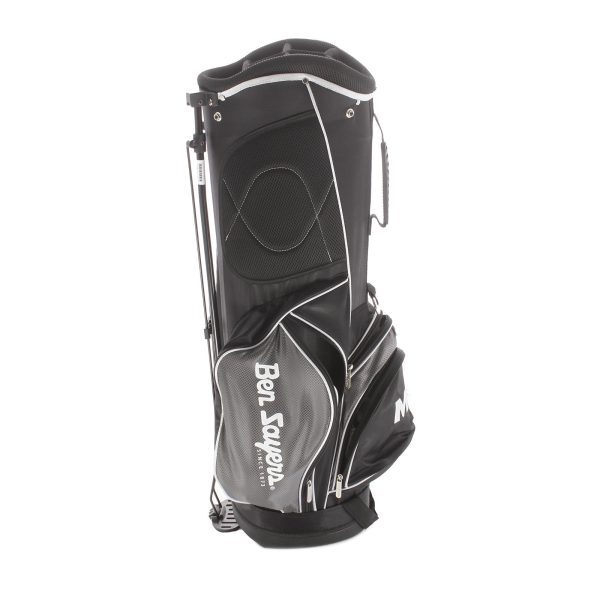 Ben Sayers M8 Stand Bag - Black White Hot on Sale