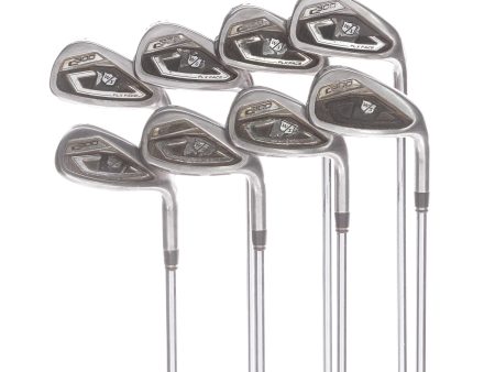 Wilson C300 Steel Mens Right Hand Irons 4-SW    Regular - KBS Tour Regular For Sale