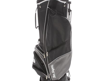 Ben Sayers M8 Stand Bag - Black White Hot on Sale