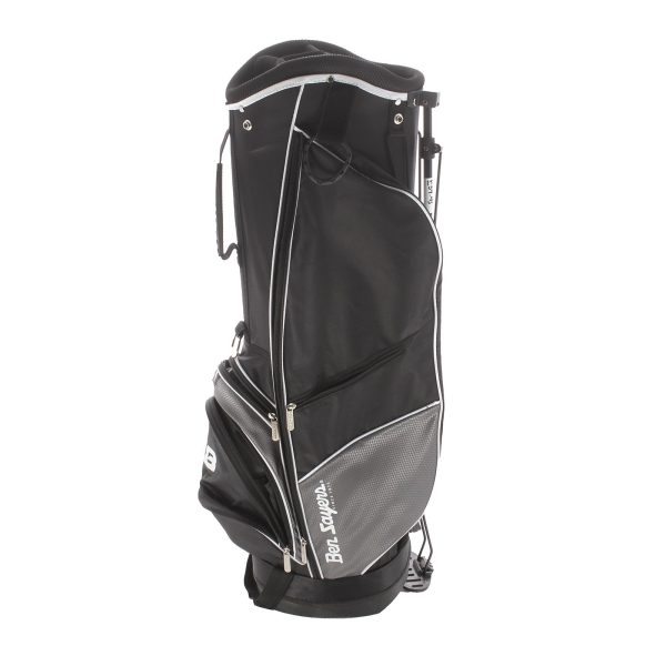 Ben Sayers M8 Stand Bag - Black White Hot on Sale